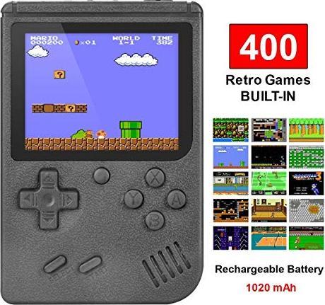 Actual product image PhoneLook Console de jeux portable rétro 8-bit Game Classics pour les trajets avec écran 3 TFT