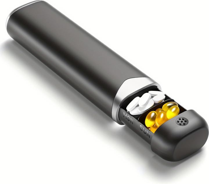 Immagine prodotto PhoneLook Woche Pillendose tragbar 7 Tage kompakte Medikamenten-Dispenser