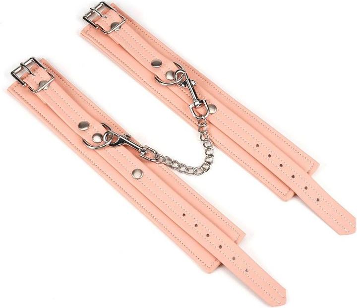Produktbild Liebe Seele Pink Organosilicone - Fussfesseln mit Kette (Vegan & Nickelfrei)