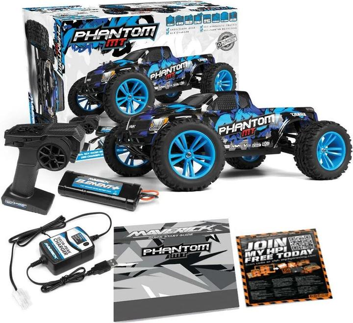 Immagine prodotto Maverick Phantom MT 1:10 RTR Monster Truck (RTR pronto all'uso)