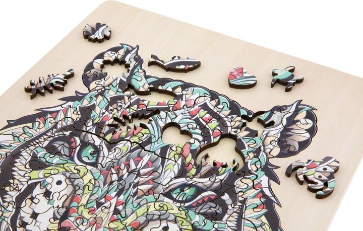 Actual product image Grafix Unique wooden puzzle tiger, 130pcs. (132 pieces)