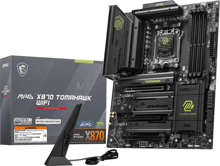 Productafbeelding MSI MAG X870 Tomahawk WIFI (AM5, AMD X870, ATX)
