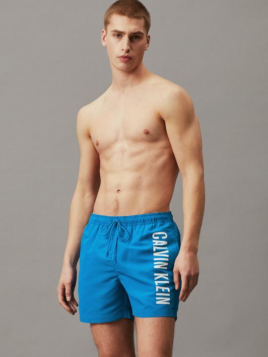 Produktbild Calvin Klein Medium Drawstring Heren Zwembroek - Faience Blue - Maat M (M)