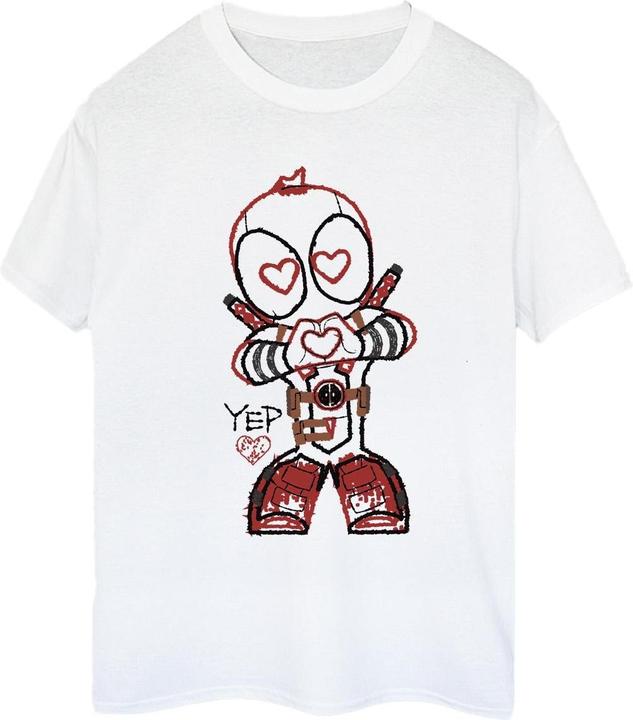 Produktbild Deadpool Love Beam Line TShirt (XXL)