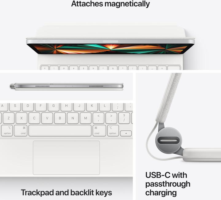 Actual product image Apple Magic Keyboard (DE, iPad Pro 12.9 2018 (3. Gen), iPad Pro 12.9 2020 (4. Gen), iPad Pro 12.9 2021 (5th Gen))