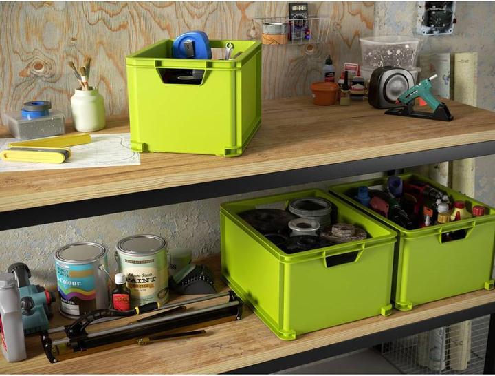 Produktbild Curver 259598 Aufbewahrungsbox Unibox Classic 75 Jahre-Edition Hellgrün 1 St. (15 l)