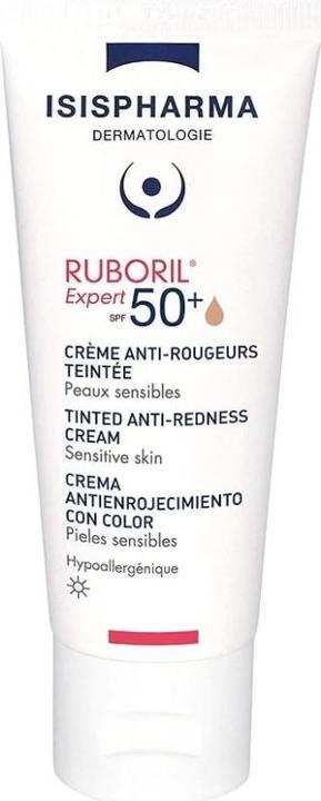 Label énergétique Isispharma RUBORIL EXPERT SPF50+ crème (Crème solaire, SPF 50+, 40 ml)