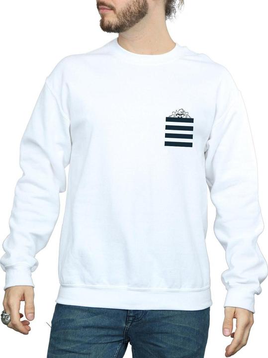 Produktbild Looney Tunes Taz Stripes Faux Pocket Sweatshirt (M)