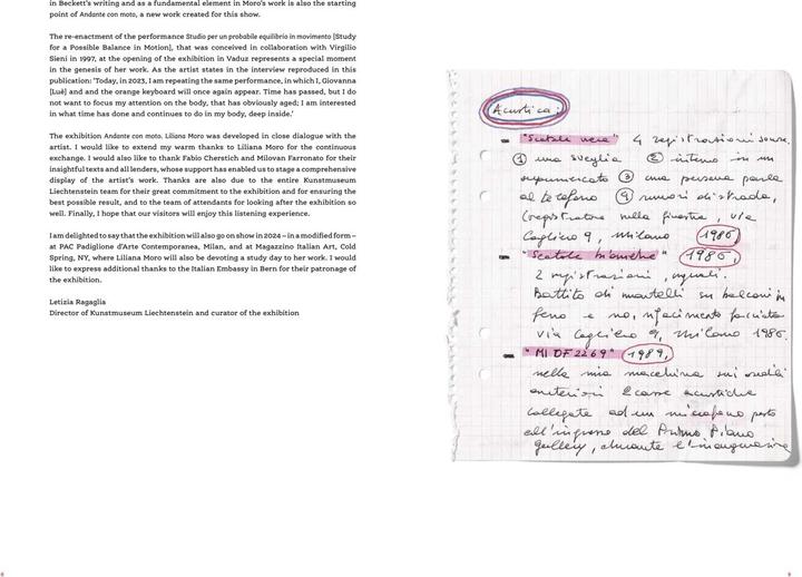 Produktbild Andate con moto (Deutsch, Englisch, Letizia Ragaglia, Liliana Moro, Kunstmuseum Liechtenstein, 2024)