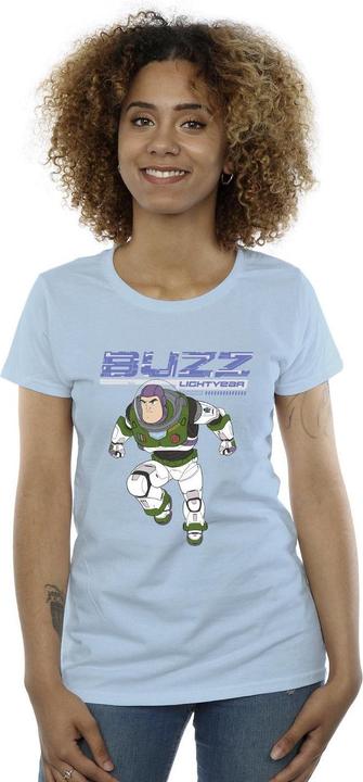 Actual product image Disney Womens/Ladies Lightyear Buzz Jump To Action Cotton T-Shirt (S)