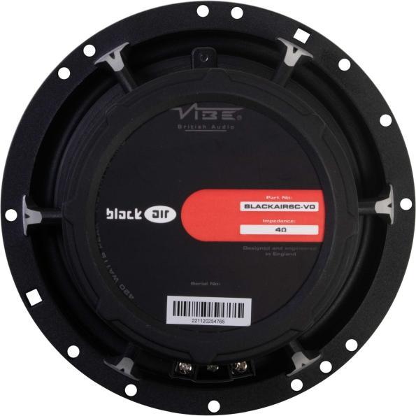 Immagine prodotto Vibe BLACKAIR6C-V0 - Altoparlanti auto - 16CM - 2 vie composte - 140W RMS - 91dB (16.50 cm)