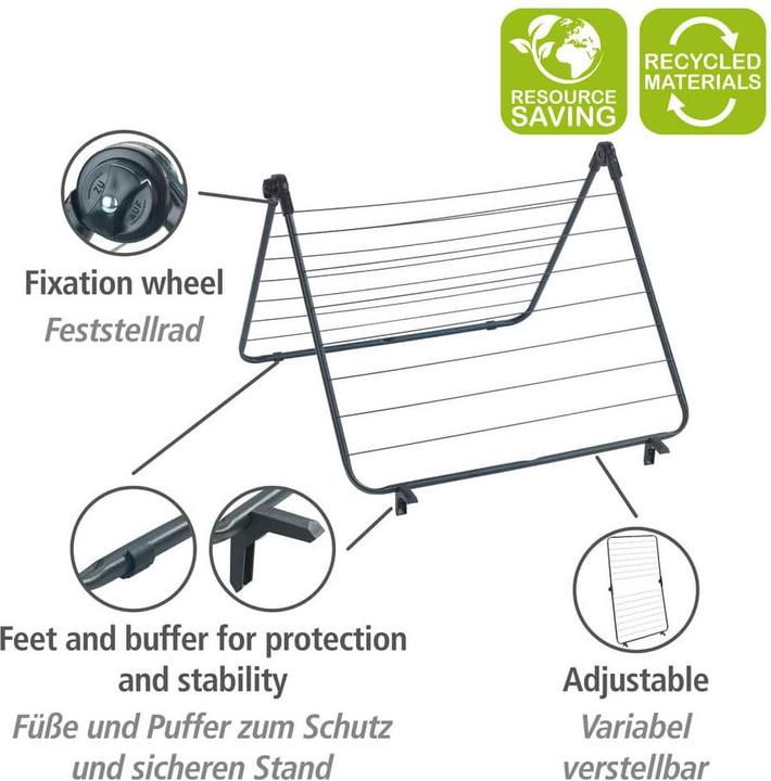 Produktbild Wenko Badewannenwäschetrockner (9 m)