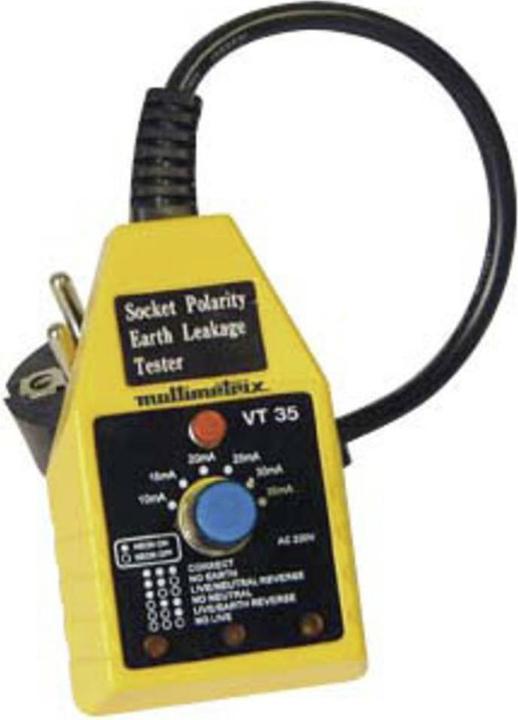 Immagine prodotto Multimetrix VT 35 Tester rapido RCD CAT II 250 V LED (CAT II 250V)
