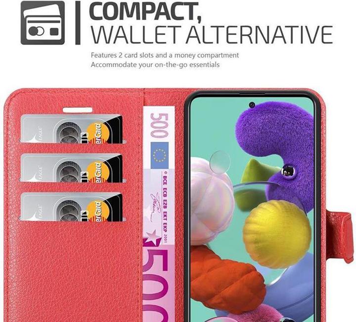 Actual product image Cadorabo Book with stand function cover (Samsung Galaxy A51 5G)