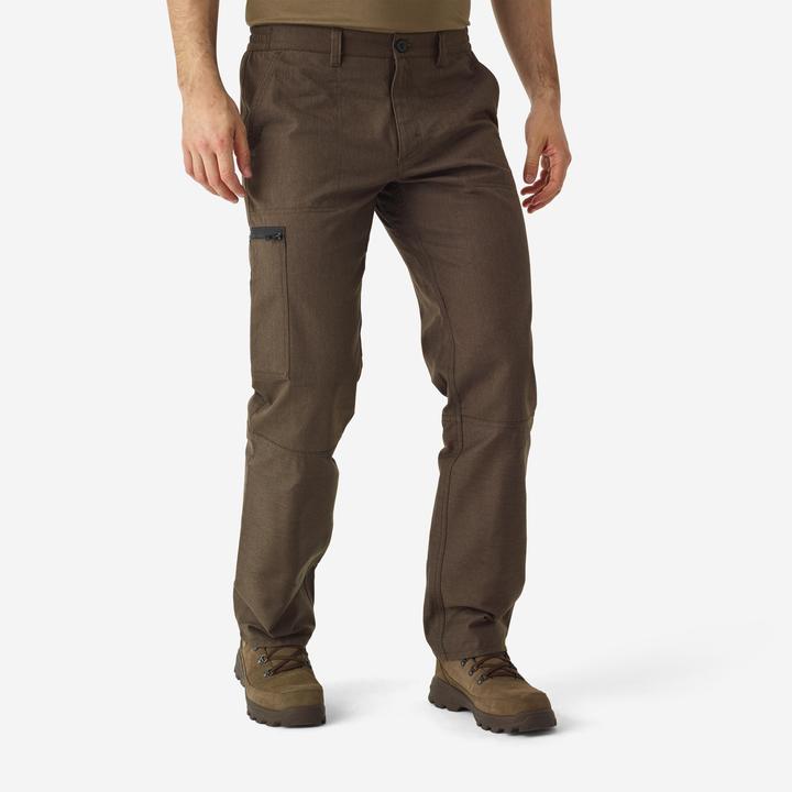 Solognac Hunting trousers Steppe 100 hardwearing brown (M)