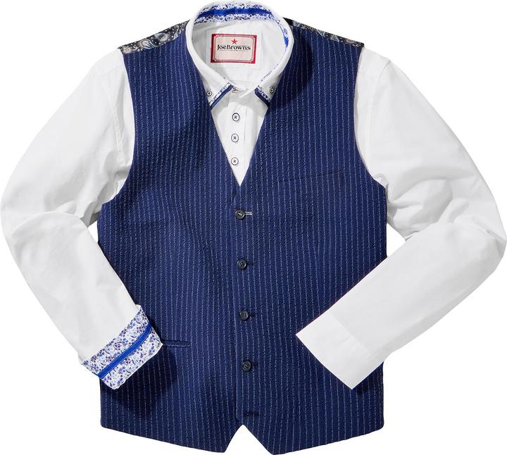 Produktbild Joe Browns Pinstripe Seersucker Suit Waistcoat (60)
