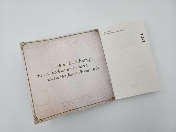 Produktbild Die Zeitungsdynastie – Neue Freiheit (Deutsch, Katrin Tempel, 2025)