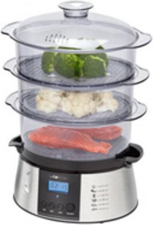 Actual product image Clatronic Steamer with display, timer (EU plug)