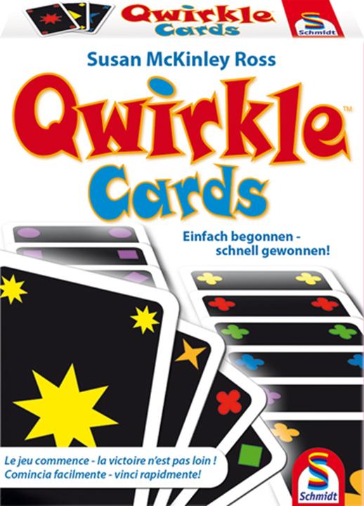Actual product image Schmidt Spiele Qwirkle Cards (German, French, Italian)
