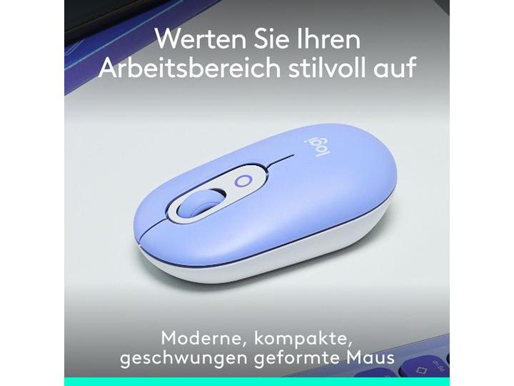 Produktbild Logitech POP Mouse mit personalisierbarem Emoji (Kabellos)
