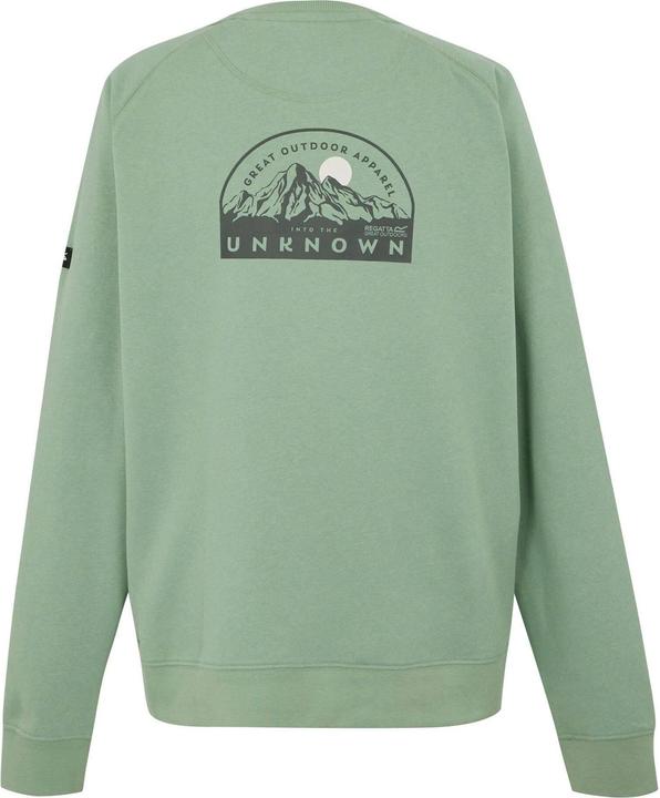 Actual product image Regatta Mens Nithsdale Mountain Crew Neck Sweatshirt (S)
