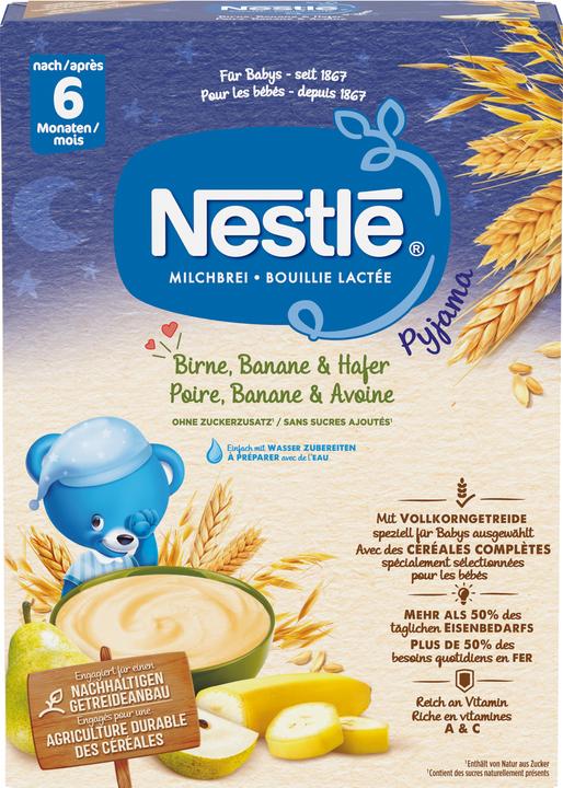 Produktbild Nestlé Milchbrei Pyjama Birne, Banane & Hafer (450 g)