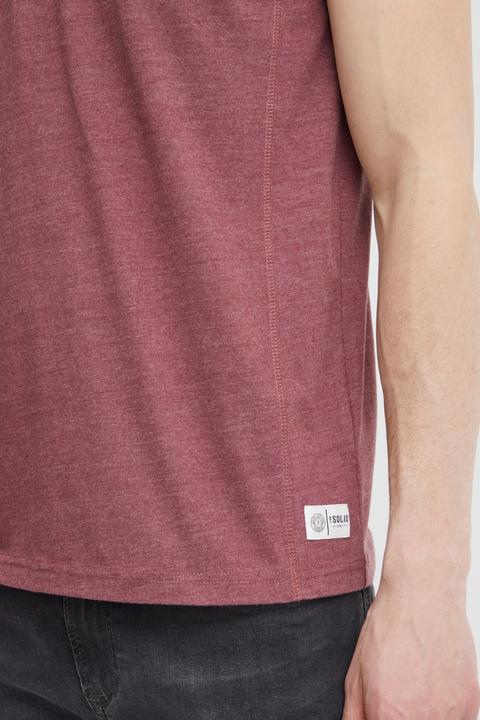 Actual product image Solid Dorian Men's T-Shirt Short Sleeve Shirt Tee With Grandad-Neck (S)