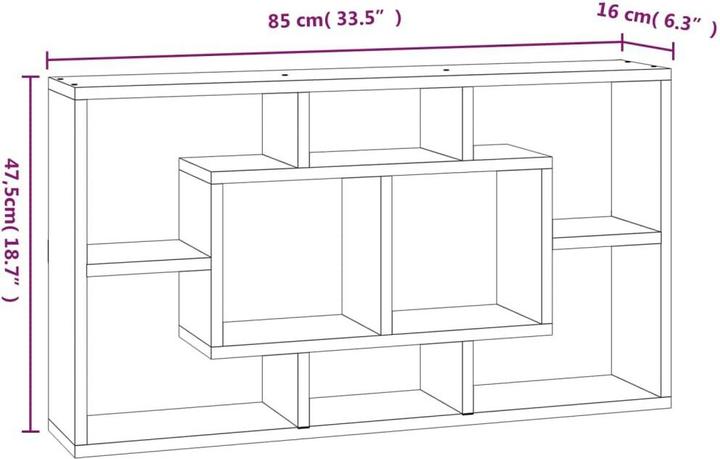 Immagine prodotto VidaXL Whitley (85 x 18 x 85 cm)