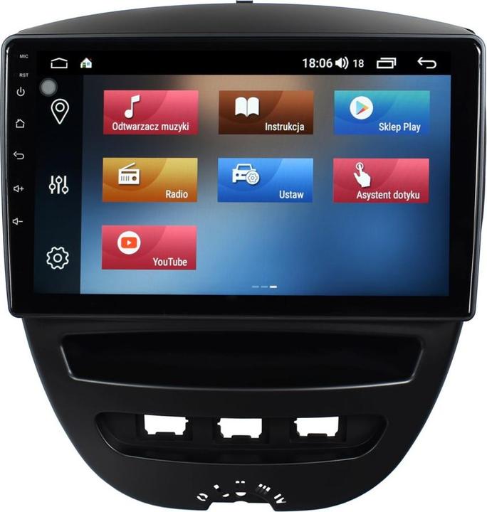 NoName Radio-Navigationssystem GPS für Citroen C1 2005-2014 Android