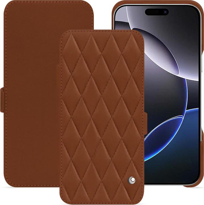 Noreve Horizontal leather flap shell (Apple iPhone 16 Pro Max)