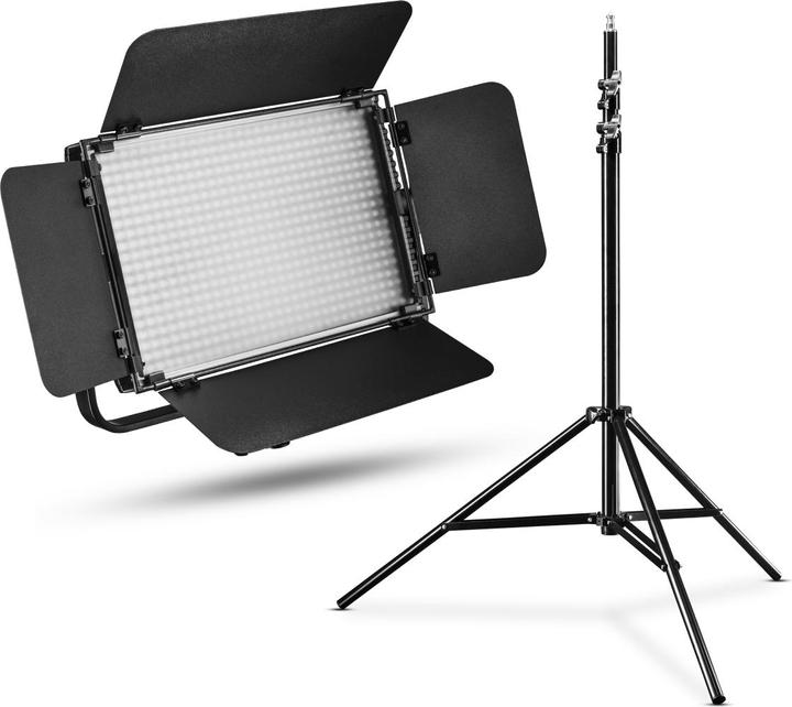 Immagine prodotto Walimex LED Niova 600 Plus Daylight + supporto WT-806 (Apparecchio di illuminazione a superficie)
