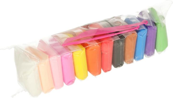 Produktbild Ikonka Piankolina Plastilin-Polymer-Ton 12 Farben