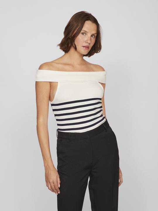 Image du produit Vila Top off shoulder rayé (S)