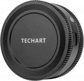 Actual product image Techart EF-FG01+ Adapter ring Canon EF lens to Fujifilm GFX