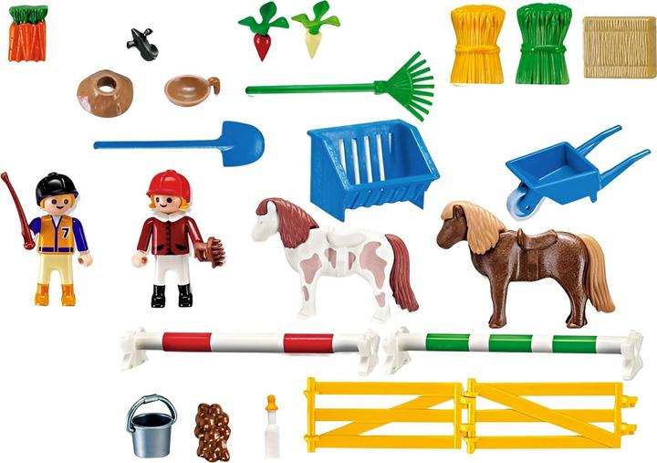 Actual product image Playmobil Pony case with accessories