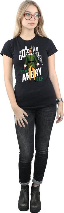 Actual product image Elf Womens/Ladies Angry Cotton T-Shirt (L)