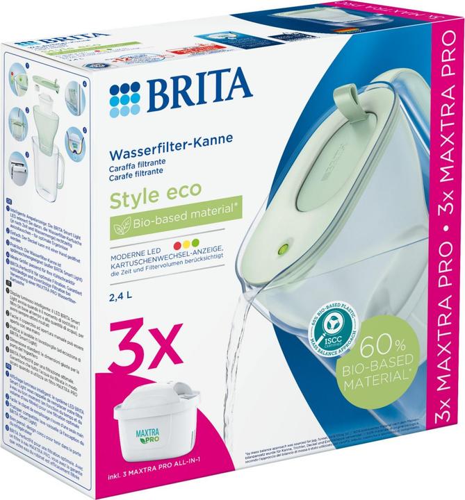 Actual product image Brita Style eco incl. 3 MX PRO Light green