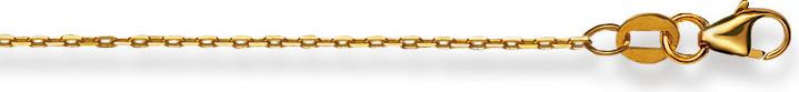 Image du produit Natsumi Schmuck Collier en or jaune 18K/750 Ancre taillée 1.1mm (750/18 K Or jaune, 47 cm)