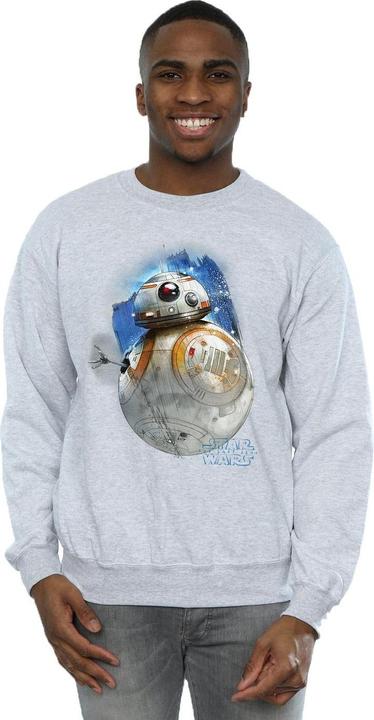 Actual product image Star Wars Mens The Last Jedi BB-8 Brushed Sweatshirt (S)