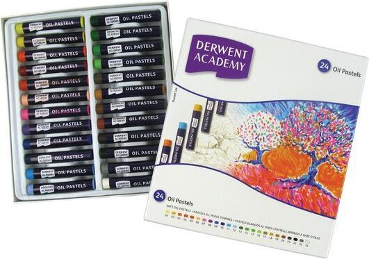 Immagine prodotto Derwent Penna a pastello ad olio Academy Multicolore 24 pezzo(i) (Multicolore, 24 x)