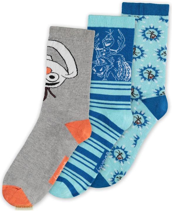 Difuzed Disney - Olaf - Crew Socks (3Pack) - 35/38 (3er Pack, 35, 38)