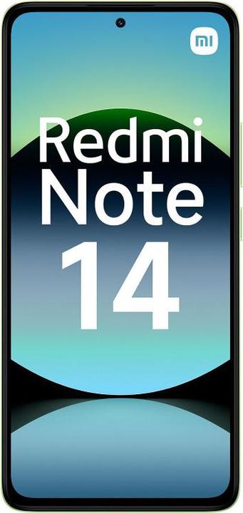 Actual product image Xiaomi Redmi Note 14 (256 GB, Lime Green, 6.67", Hybrid Dual SIM, 108 Mpx, 4G)