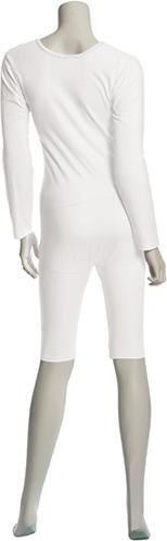 Actual product image Suprima Nursing bodysuit long sleeve L unisex with separable zip on the leg white (L)