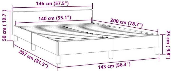 Produktbild VidaXL Tiffi (140 x 200 cm)