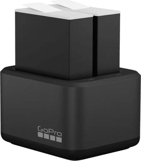 Productafbeelding GoPro Dual Battery Charger + Enduro Batteries (Hero 12 Zwart, Hero 11 Zwart, Hero 10 Zwart, Hero 9 Zwart)
