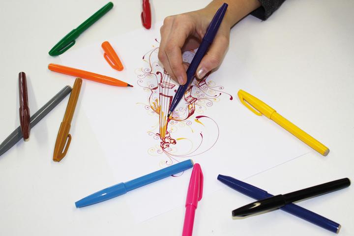 Produktbild Pentel Sign Pen (Rot, 1 x)