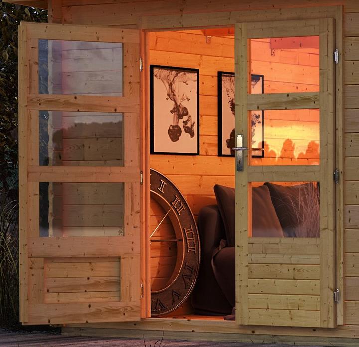 Actual product image Woodfeeling 40mm, summer house Trittau 5 set