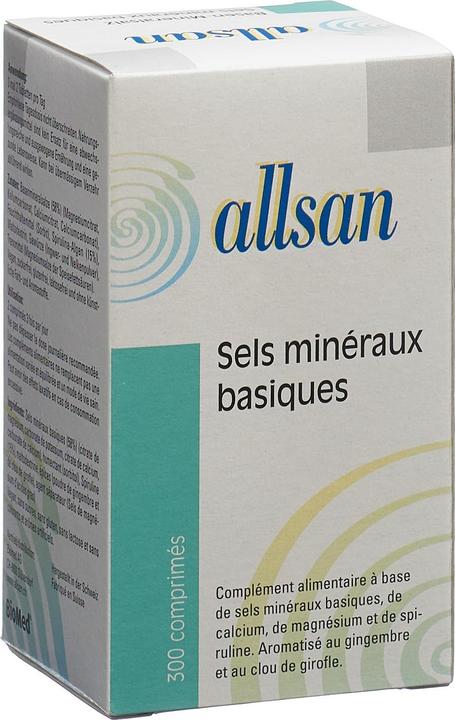 Image du produit Allsan Comprimés de sels minéraux alcalins (300 pièce(s), Cachets, 230 g)