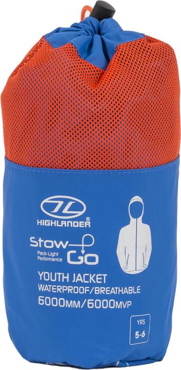 Produktbild Highlander Stow & Go Kids Blue Pky Jkt - 9/10 (9, 10)
