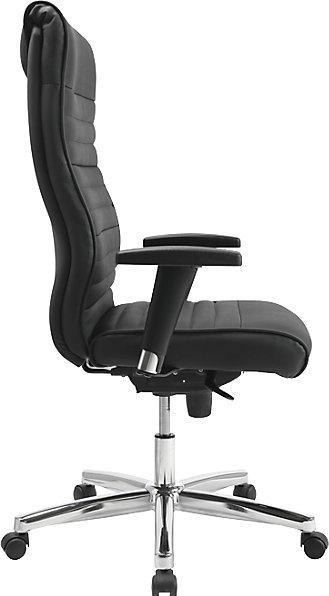 Produktbild Topstar Chefsessel PRIME TIME 100, PT19TA80 Leder schwarz, Gestell chrom